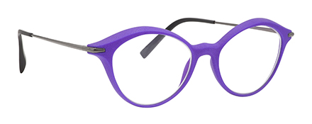 monture design créateur 3D moderne mode femme violette