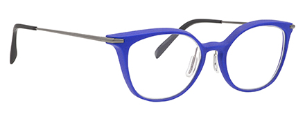 monture design créateur 3D moderne mode femme bleu