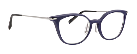 monture design créateur 3D moderne mode femme bleu marine