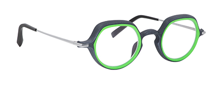 lunette design hexagonale bicolore 3D créateur